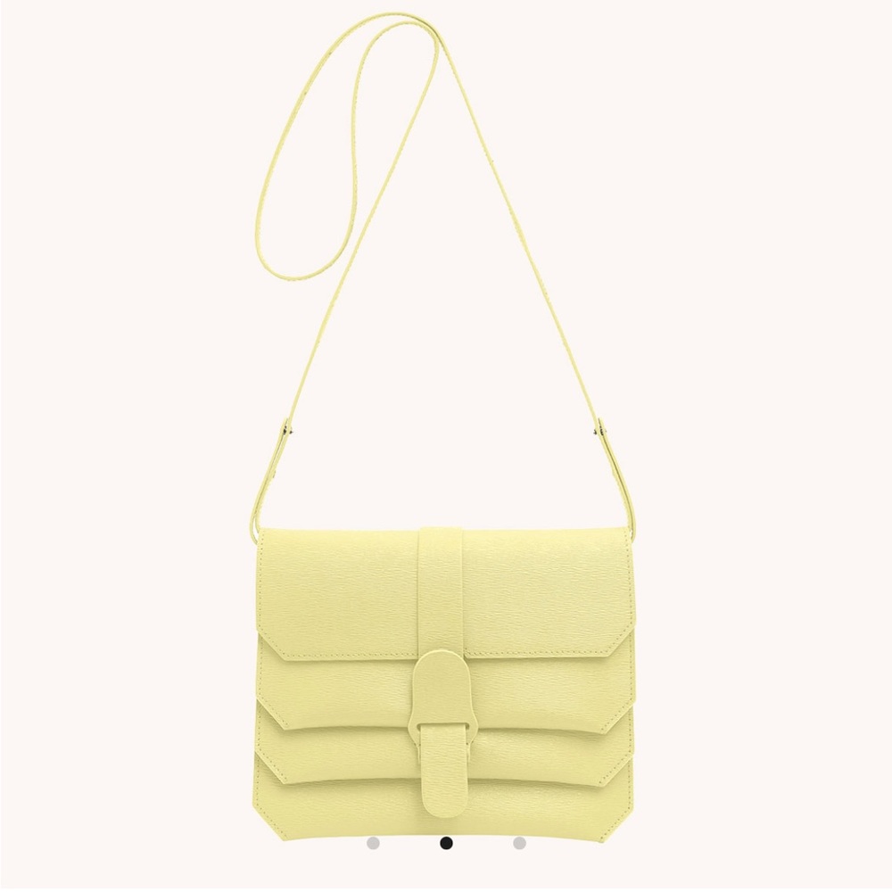 Senreve Yellow Leather Bag - Picture 5 of 11